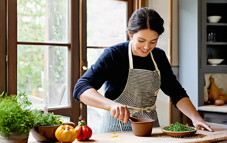 다문화 요리사와 요리 심리 테스트 - **The Organized Chef's Precision:**
    "A bright, meticulously organized modern kitchen, perhaps wi...